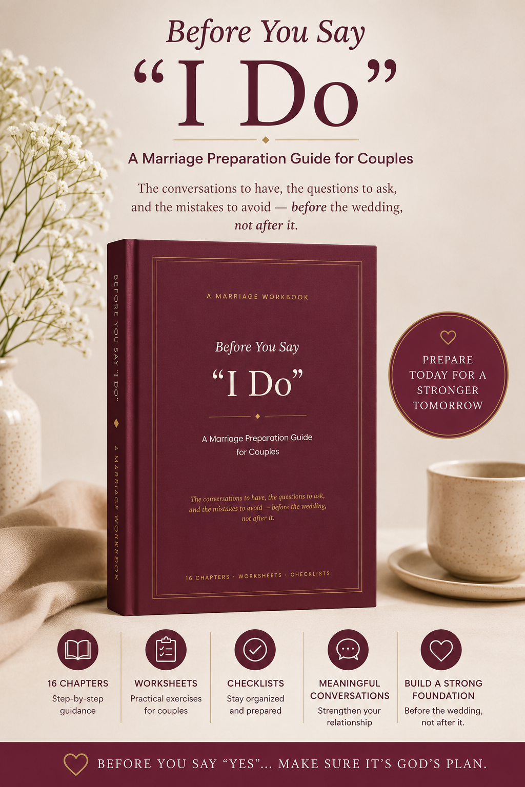 Before You Say I Do — Christian Pre-Marriage Workbook