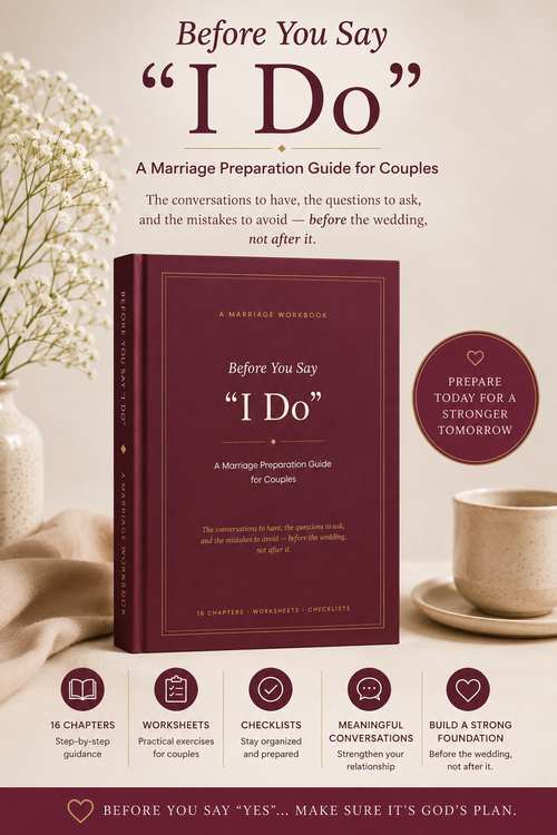 Before You Say I Do — Christian Pre-Marriage Workbook